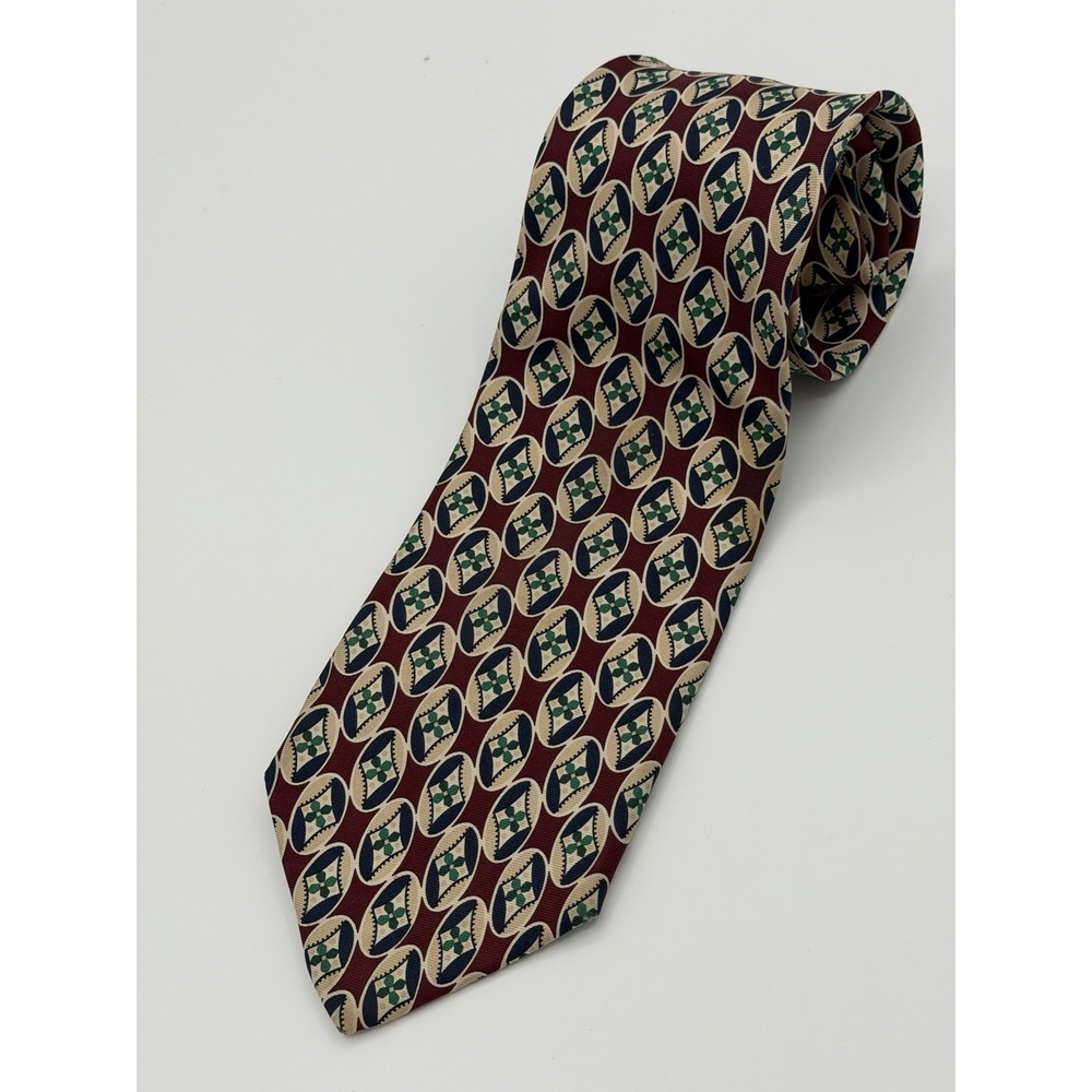 Brooks Brothers Makers Tie | Geometric Print | All Silk | Made in USA